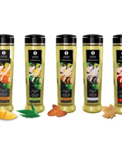 SHUNGA – ACEITE DE MASAJE ORGÁNICO MANGO 240 ML - intimamenities.com