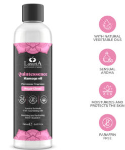 INTIMATELINE LUXURIA – ACEITE DE MASAJES NUBE DE AZÚCAR 150 ML - intimamenities.com