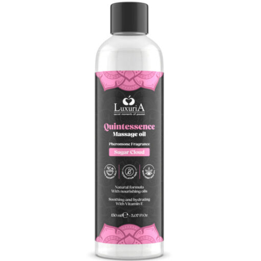 INTIMATELINE LUXURIA – ACEITE DE MASAJES NUBE DE AZÚCAR 150 ML - intimamenities.com