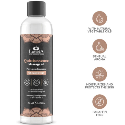 INTIMATELINE LUXURIA – ACEITE DE MASAJES CHOCOLATE 150 ML - intimamenities.com