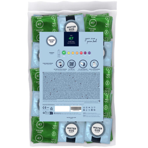 MISTER SIZE – PRESERVATIVOS TALLA XS 47 MM (100 UNIDADES) - intimamenities.com
