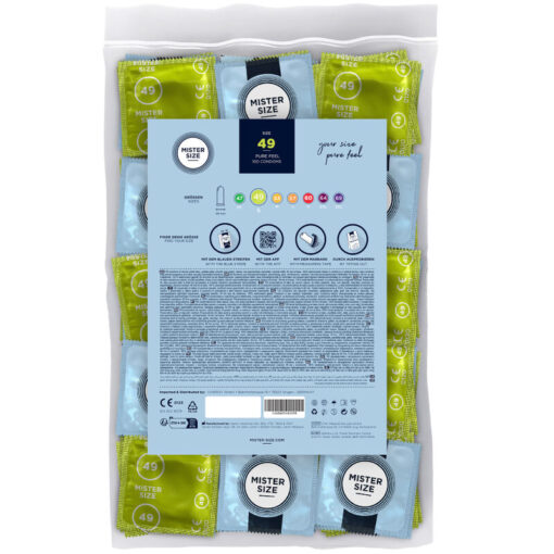 MISTER SIZE – PRESERVATIVOS TALLA S 49 MM (100 UNIDADES) - intimamenities.com