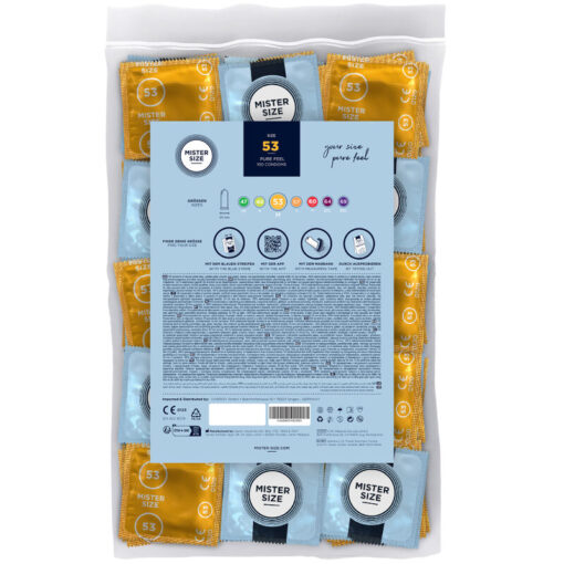 MISTER SIZE – PRESERVATIVOS TALLA M 53 MM (100 UNIDADES) - intimamenities.com