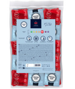 MISTER SIZE – PRESERVATIVOS TALLA XL 60 MM (100 UNIDADES) - intimamenities.com