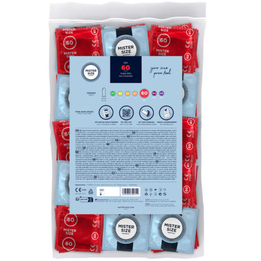 MISTER SIZE – PRESERVATIVOS TALLA XL 60 MM (100 UNIDADES) - intimamenities.com