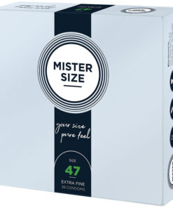 MISTER SIZE – PRESERVATIVOS TALLA XS 47 MM (36 UNIDADES) - intimamenities.com
