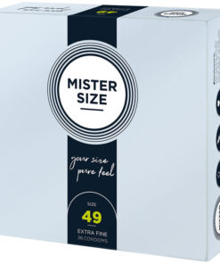 MISTER SIZE – PRESERVATIVOS TALLA S 49 MM (36 UNIDADES) - intimamenities.com
