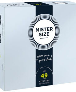 MISTER SIZE – PRESERVATIVOS TALLA S 49 MM (36 UNIDADES) - intimamenities.com
