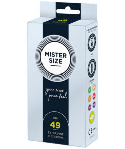 MISTER SIZE – PRESERVATIVOS TALLA S 49 MM (10 UNIDADES) - intimamenities.com