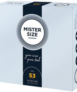 MISTER SIZE – PRESERVATIVOS TALLA M 53 MM (36 UNIDADES) - intimamenities.com