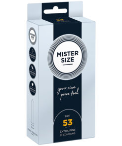 MISTER SIZE – PRESERVATIVOS TALLA M 53 MM (10 UNIDADES) - intimamenities.com