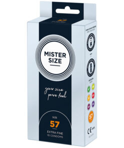 MISTER SIZE – PRESERVATIVOS TALLA L 57 MM (10 UNIDADES) - intimamenities.com