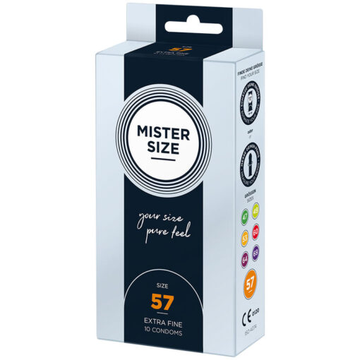 MISTER SIZE – PRESERVATIVOS TALLA L 57 MM (10 UNIDADES) - intimamenities.com