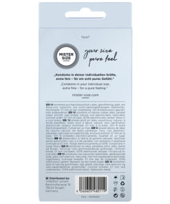 MISTER SIZE – PRESERVATIVOS TALLA L 57 MM (10 UNIDADES) - intimamenities.com