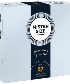 MISTER SIZE – PRESERVATIVOS TALLA L 57 MM (36 UNIDADES) - intimamenities.com