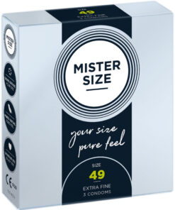 MISTER SIZE – PRESERVATIVOS TALLA S 49 MM (3 UNIDADES) - intimamenities.com