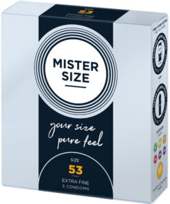 MISTER SIZE – PRESERVATIVOS TALLA M 53 MM (3 UNIDADES) - intimamenities.com