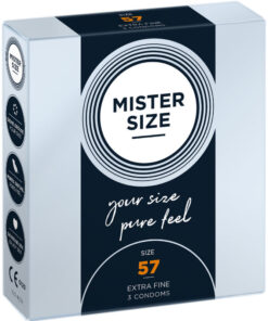 MISTER SIZE – PRESERVATIVOS TALLA L 57 MM (3 UNIDADES) - intimamenities.com