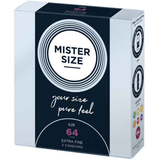 MISTER SIZE – PRESERVATIVOS TALLA XXL 64 MM (3 UNIDADES) - intimamenities.com