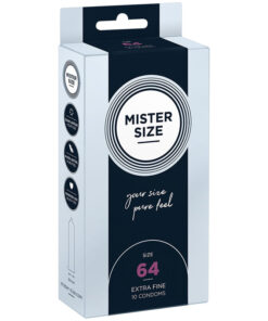 MISTER SIZE – PRESERVATIVOS TALLA XXL 64 MM (10 UNIDADES) - intimamenities.com