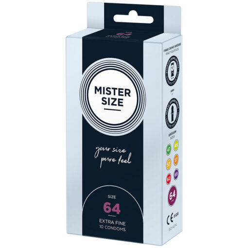 MISTER SIZE – PRESERVATIVOS TALLA XXL 64 MM (10 UNIDADES) - intimamenities.com