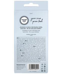 MISTER SIZE – PRESERVATIVOS TALLA XXXL 69 MM (10 UNIDADES) - intimamenities.com
