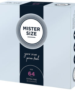 MISTER SIZE – PRESERVATIVOS TALLA XXL 64 MM (36 UNIDADES) - intimamenities.com