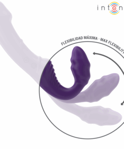 INTENSE – JILL VIBRADOR DOBLE 20 CM VIOLETA CONTROL REMOTO - intimamenities.com