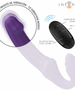 INTENSE – JILL VIBRADOR DOBLE 20 CM VIOLETA CONTROL REMOTO - intimamenities.com