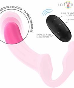 INTENSE – AMY VIBRADOR DOBLE 20 CM ROSA CONTROL REMOTO - intimamenities.com