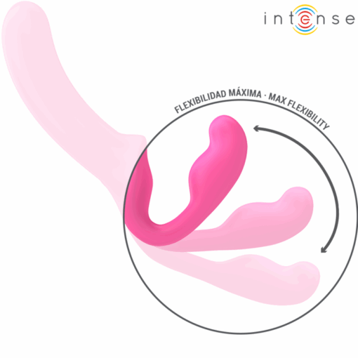 INTENSE – AMY VIBRADOR DOBLE 20 CM ROSA CONTROL REMOTO - intimamenities.com