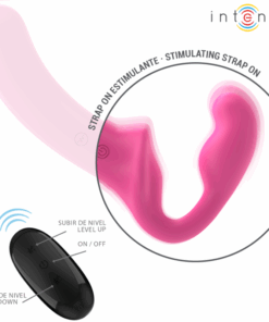INTENSE – AMY VIBRADOR DOBLE 20 CM ROSA CONTROL REMOTO - intimamenities.com