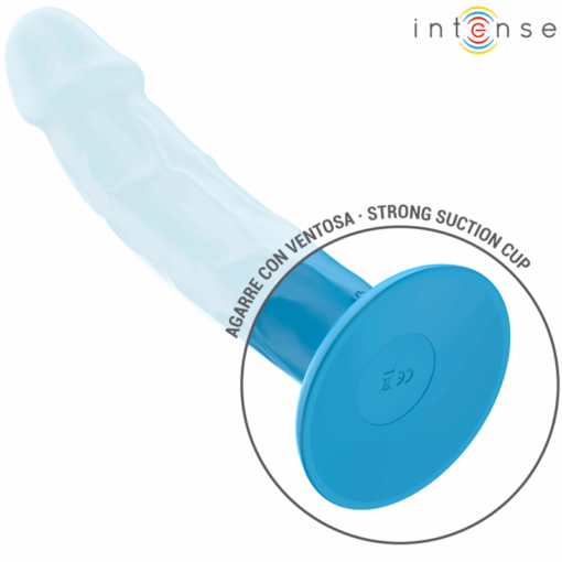 INTENSE – PHOEBE VIBRADOR REALÍSTICO 10 VIBRACIONES AZUL CONTROL REMOTO - intimamenities.com