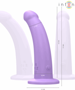 INTENSE – EDDIE VIBRADOR 17,5 CM 10 VIBRACIONES MORADO CONTROL REMOTO - intimamenities.com