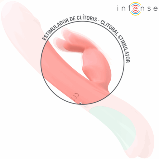 INTENSE – RACHEL VIBRADOR RABBIT 5 VIBRACIONES ROSA - intimamenities.com