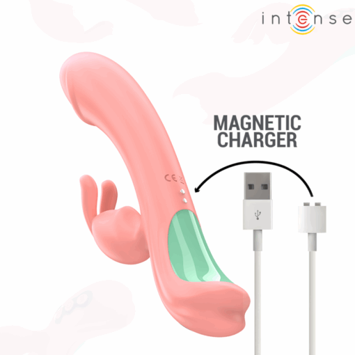 INTENSE – RACHEL VIBRADOR RABBIT 5 VIBRACIONES ROSA - intimamenities.com
