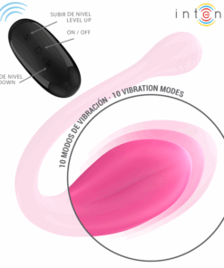 INTENSE – JANICE VIBRADOR U DOBLE ESTIMULACIÓN 10 VIBRACIONES ROSA CONTROL REMOTO - intimamenities.com