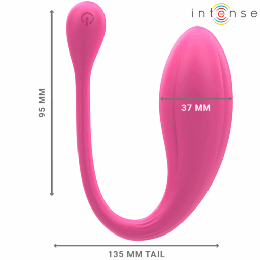 INTENSE – JANICE VIBRADOR U DOBLE ESTIMULACIÓN 10 VIBRACIONES ROSA CONTROL REMOTO - intimamenities.com