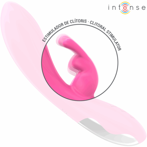 INTENSE – RANDALL VIBRADOR RABBIT 10 VIBRACIONES ROSA - intimamenities.com