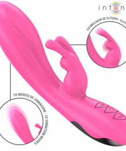 INTENSE – RANDALL VIBRADOR RABBIT 10 VIBRACIONES ROSA - intimamenities.com