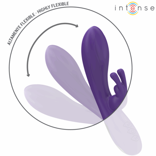 INTENSE – RANDALL VIBRADOR RABBIT 10 VIBRACIONES MORADO - intimamenities.com