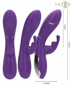 INTENSE – RANDALL VIBRADOR RABBIT 10 VIBRACIONES MORADO - intimamenities.com