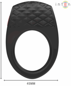 INTENSE – CLOVER ANILLO VIBRADOR PENE 10 VIBRACIONES NEGRO - intimamenities.com