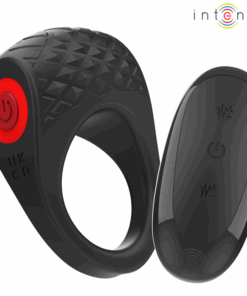 INTENSE – CLOVER ANILLO VIBRADOR PENE 10 VIBRACIONES NEGRO - intimamenities.com