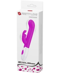 PRETTY LOVE – CENTAUR VIBRADOR RABBIT 30 MODOS DE VIBRACIÓN MORADO - intimamenities.com