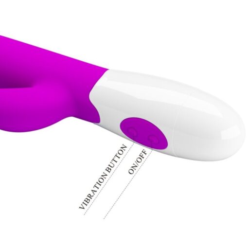 PRETTY LOVE – CENTAUR VIBRADOR RABBIT 30 MODOS DE VIBRACIÓN MORADO - intimamenities.com
