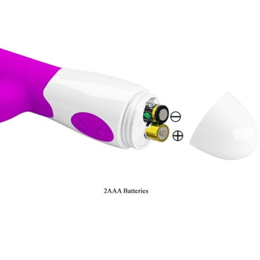 PRETTY LOVE – CENTAUR VIBRADOR RABBIT 30 MODOS DE VIBRACIÓN MORADO - intimamenities.com