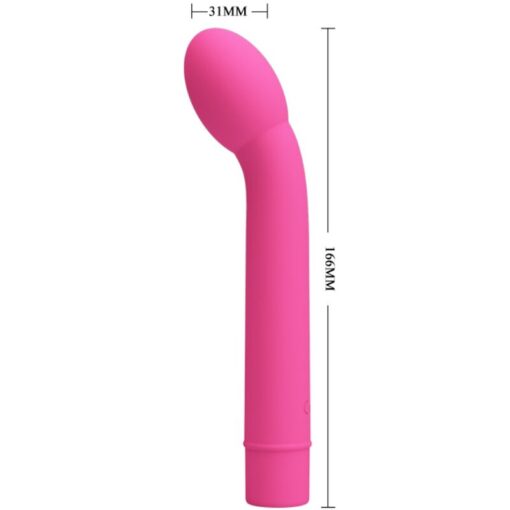 PRETTY LOVE – LOGAN VIBRADOR PUNTO G 10 VIBRACIONES ROSA - intimamenities.com