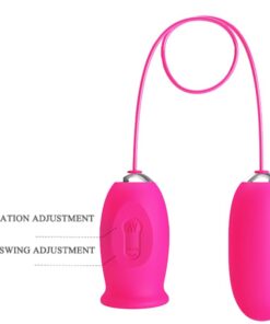 PRETTY LOVE – DAISY HUEVO VIBRADOR + LENGUA ESTIMULADORA DE CLÍTORIS ROSA - intimamenities.com