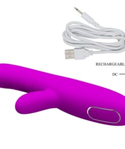 PRETTY LOVE – ANGELIQUE VIBRADOR MULTIFUNCIÓN + ESTIMULADOR DE CLÍTORIS MORADO - intimamenities.com